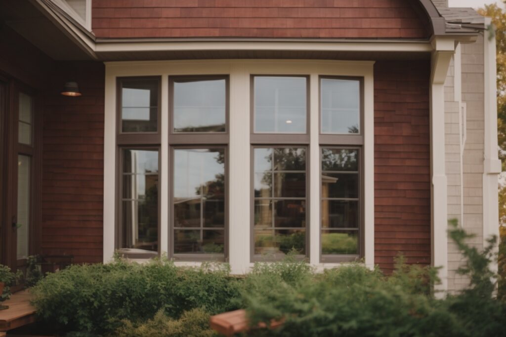 Kansas City home exterior with energy-efficient windows