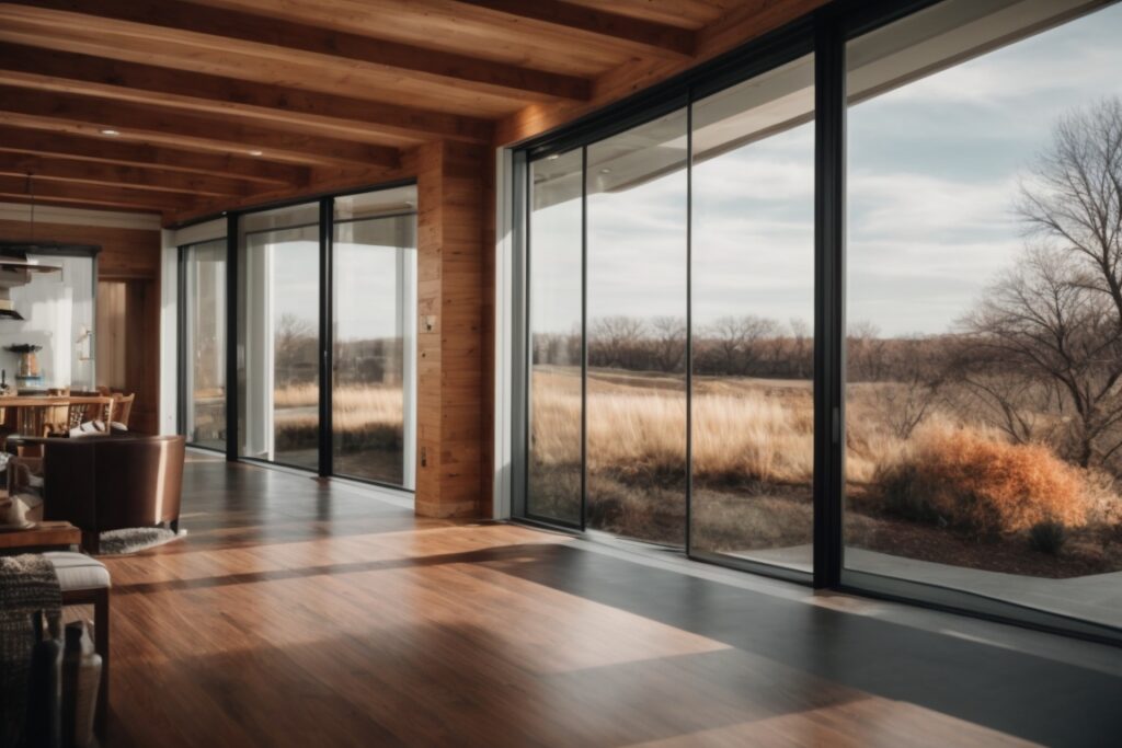 Kansas City home with energy-efficient window films installed